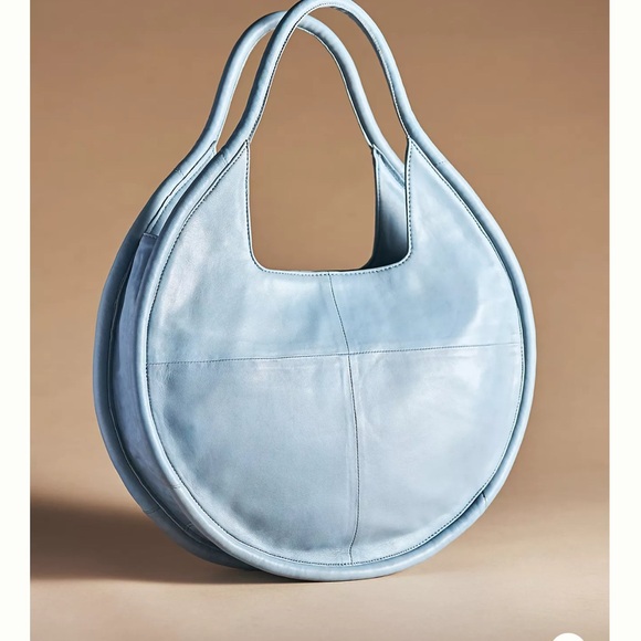 Anthropologie light  blue  Leather Women's Bag - Picture 2 of 5